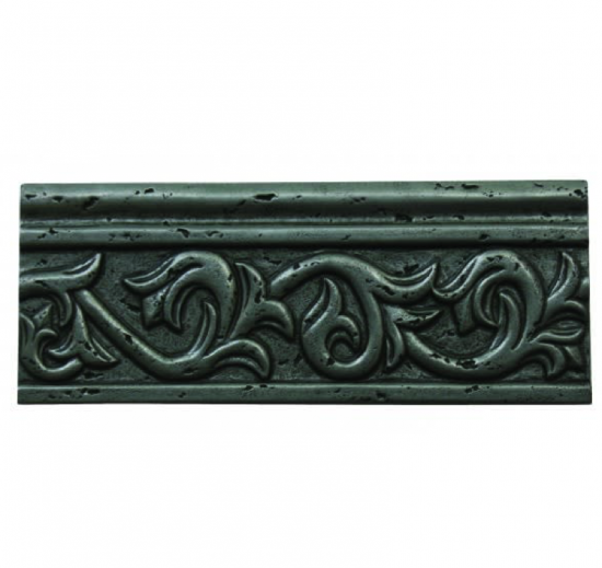 Listello 3x8 Pewter Metal Tile by Soci