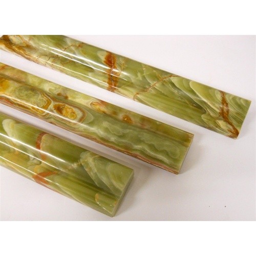 Buy Dark Green Onyx Double Ogee Decorative Crown Moldings, Multi