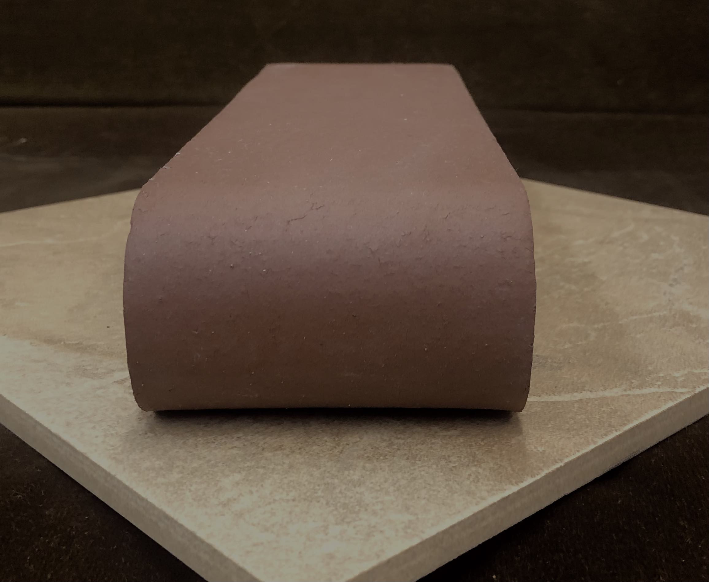 Plantation Red Brick Clay Pool Coping with Safety Grip | 12 1/2 in. x 3 ...