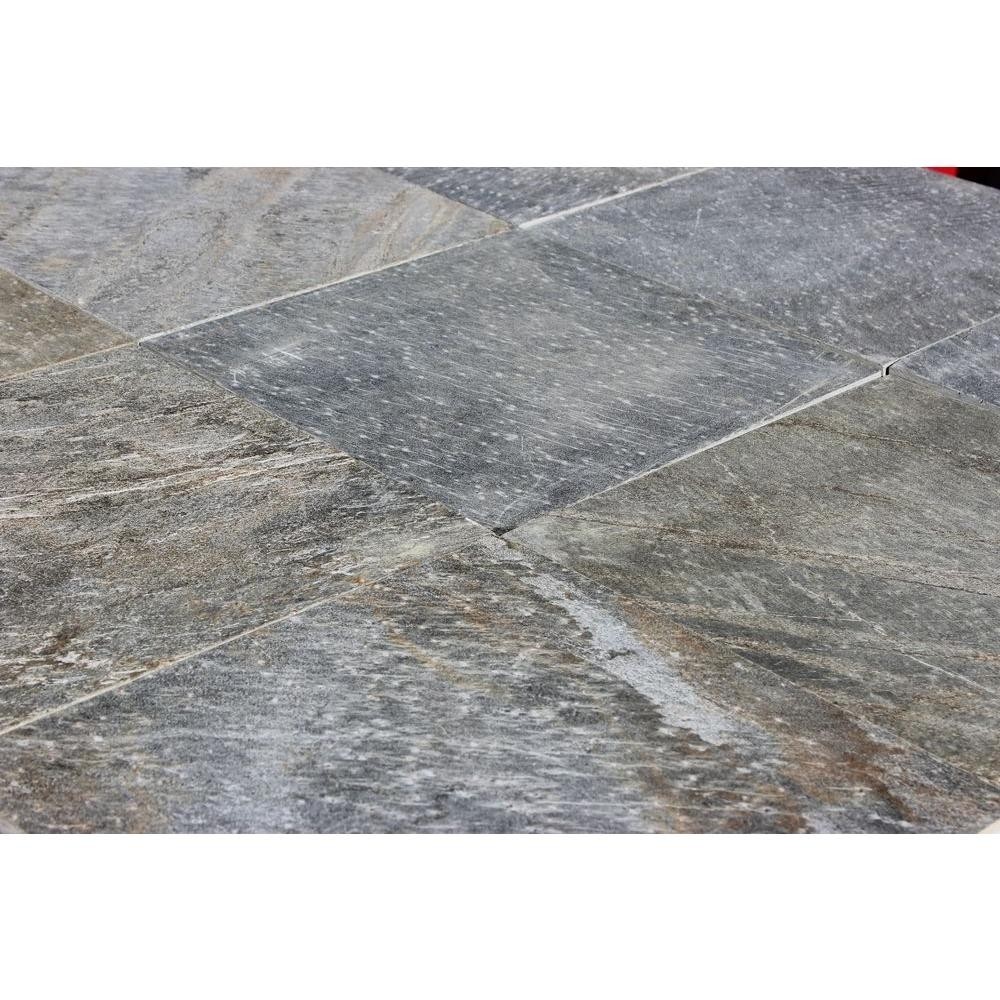 Gold Green 12x12 Honed Quartzite FloorWall Tile