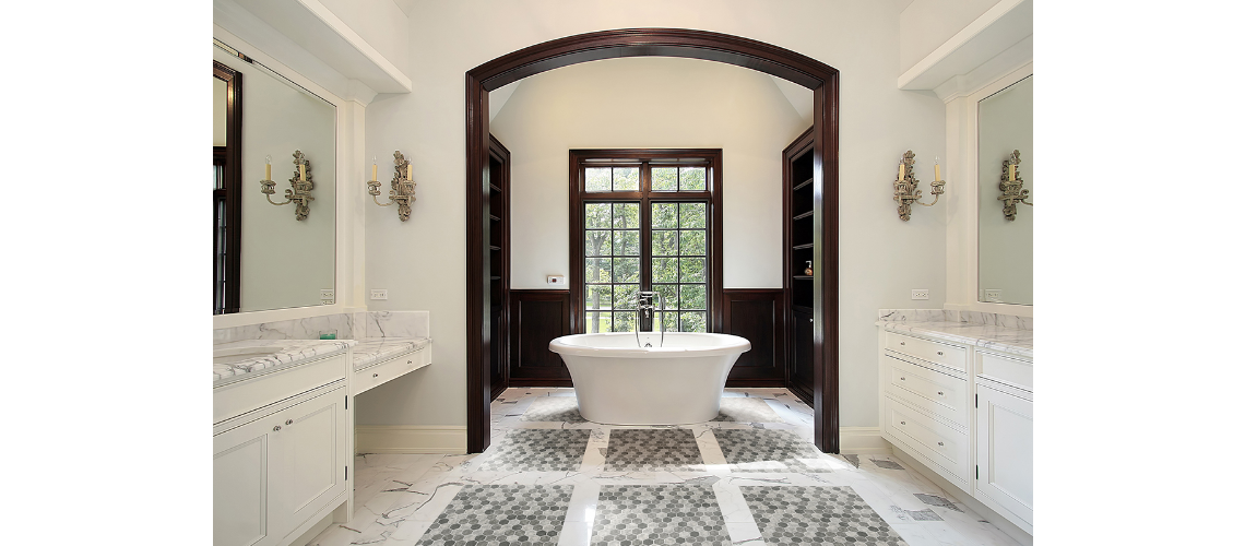 Urban Tapestry 2"Hexagon Pattern 6mm Glass Mosaic Tile